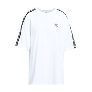 Adidas Originals Adicolor Classics Oversized Tee Woman T-shirt White Size 4 Cotton  - White - Size: 4 - female