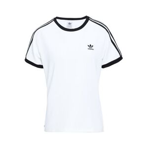 Adidas Originals Adicolor Classics Slim 3 Stripes Tee Woman T-shirt White Size 0 Recycled polyester, Elastane  - White - Size: 0 - female