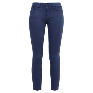 7 For All Mankind Woman Pants Midnight blue Size 24 Cotton, Modal, Polyester, Polyurethane  - Blue - Size: 24 - female