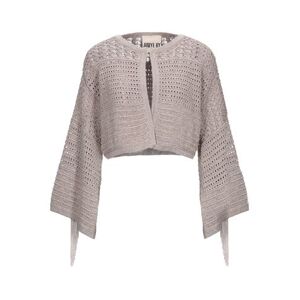 Aniye By Woman Cardigan Khaki Size XS Viscose, Metallic fiber, Acetate  - Beige - Size: XS - female