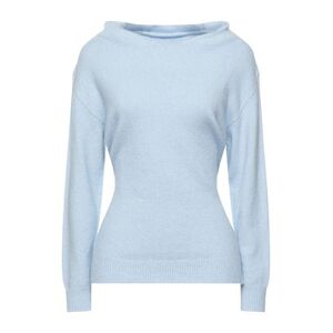 Alpha Studio Woman Sweater Sky blue Size 4 Viscose, Polyamide, Cotton, Elastane  - Blue - Size: 4 - female