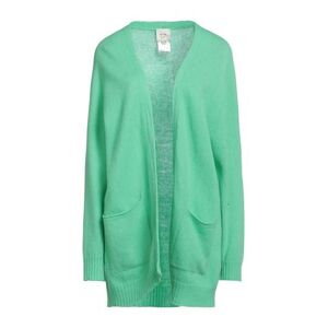 Alysi Woman Cardigan Light green Size M Wool, Cashmere  - Green - Size: M - female