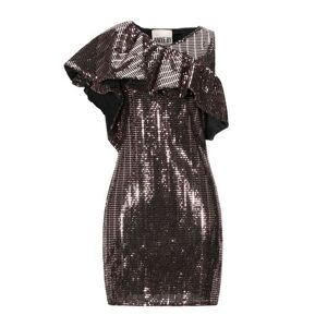 Aniye By Woman Short dress Copper Size XS Polyamide, Metal, Elastane  - Orange - Size: XS - female