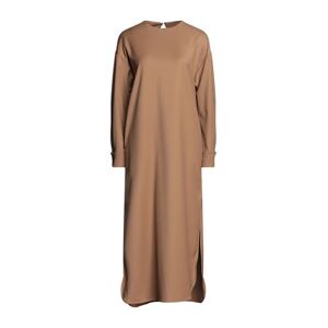 Alpha Studio Woman Long dress Camel Size 6 Polyester, Viscose, Elastane  - Beige - Size: 6 - female