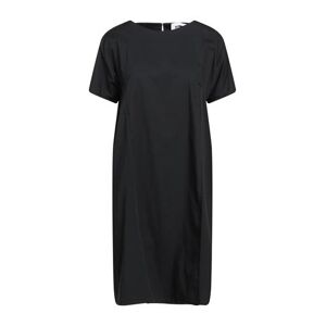Alpha Studio Woman Short dress Black Size 8 Cotton, Elastane  - Black - Size: 8 - female