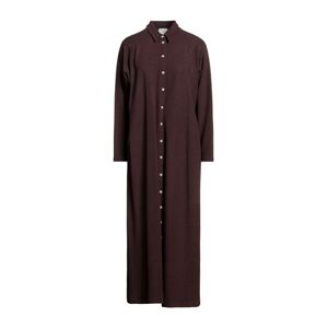 Alysi Woman Midi dress Cocoa Size 2 Viscose, Virgin Wool, Polyamide  - Brown - Size: 2 - female