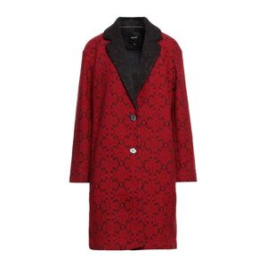 Desigual Woman Coat Red Size L Polyester, Acrylic, Polyamide  - Red - Size: L - female