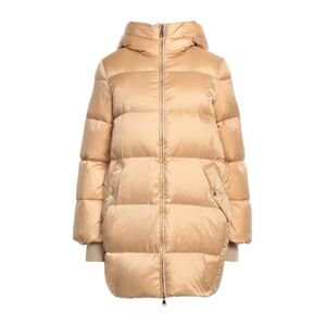 Add Woman Down jacket Sand Size 2 Polyamide, Acrylic, Wool, Polyester, Elastane  - Beige - Size: 2 - female