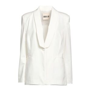 Aniye By Woman Suit jacket White Size M Cotton, Polyester, Elastane  - White - Size: M - female