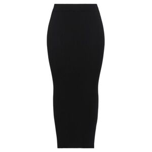 Alpha Studio Woman Long skirt Black Size 8 Viscose, Polyester, Polyamide  - Black - Size: 8 - female