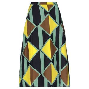 Aspesi Woman Midi skirt Green Size 4 Cotton  - Green - Size: 4 - female