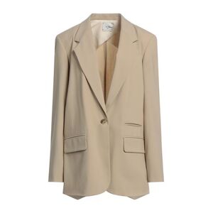 Alysi Woman Suit jacket Beige Size 8 Virgin Wool, Lycra, Cotton  - Beige - Size: 8 - female