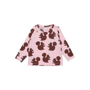 Mini Rodini Infant T-shirt Pink Size 12 Organic cotton, Elastane  - Pink - Size: 12 - unisex