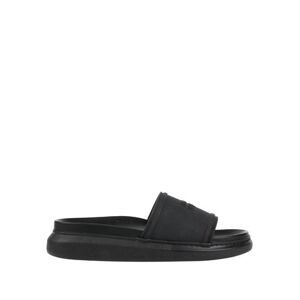 Alexander Mcqueen Man Sandals Black Size 11 Plastic  - Black - Size: 11 - male