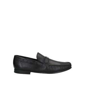 Baldinini Man Loafers Black Size 7 Soft Leather  - Black - Size: 7 - male