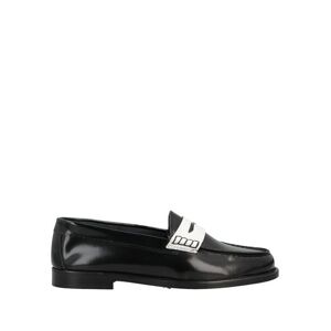 Baldinini Woman Loafers Black Size 8 Soft Leather  - Black - Size: 8 - female
