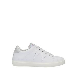 Crown Leather Crown Woman Sneakers White Size 6 Soft Leather  - White - Size: 6 - female
