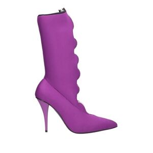 Marni Woman Ankle boots Mauve Size 7 Textile fibers  - Purple - Size: 7 - female