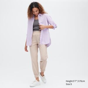 UNIQLO US Women's Ultra Stretch Airism Jogger Pants with Quick-Drying Natural 2XS UNIQLO US  2XS  female
