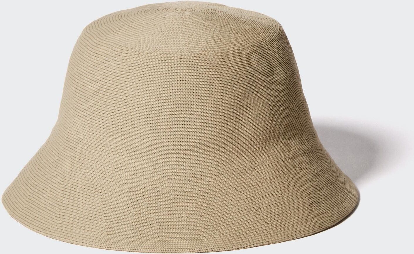 Uv Protection Knitted Bucket Hat Beige One UNIQLO US  One   unisex