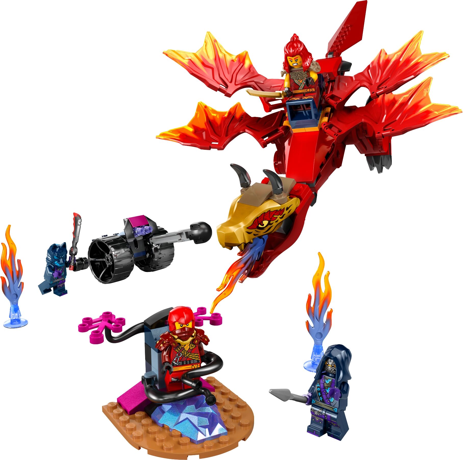 Lego Kai's Source Dragon Battle