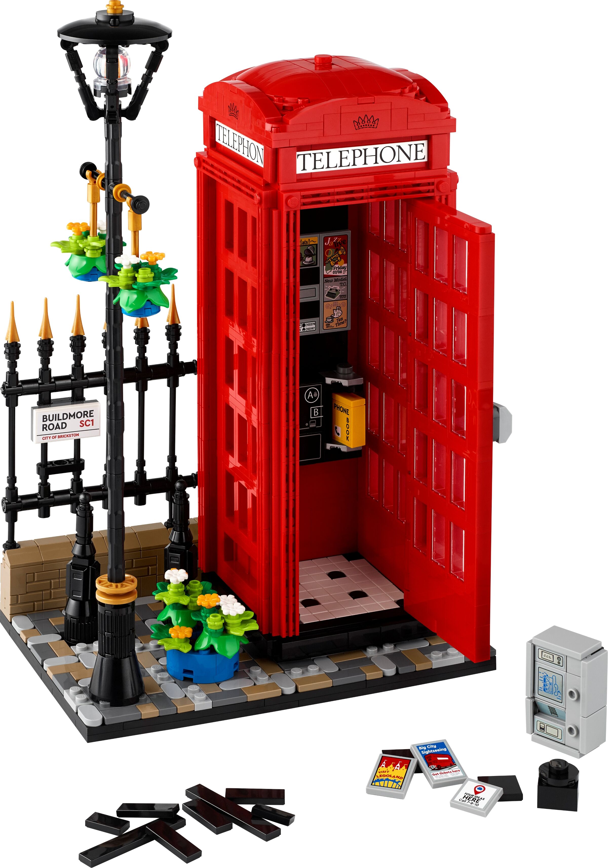 Lego Red London Telephone Box