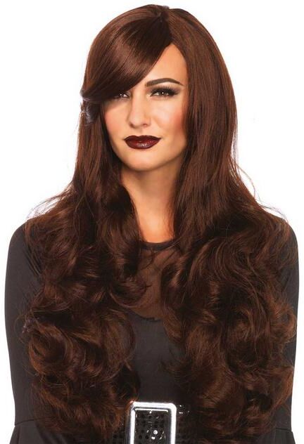 Leg Avenue Brunette Long Wavy Wig