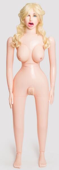 THRUST PRO Naomi Vibrating Realistic Vagina and Ass Inflatable Sex Doll 3.8kg