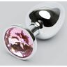 Lovehoney Silver Jeweled Metal Butt Plug 2.5 Inch