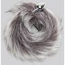 DOMINIX Deluxe Stainless Steel Small Faux Silver Fox Tail Butt Plug