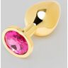 Lovehoney Inner Glow Jewelled Metal Butt Plug 3 Inch