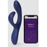 We-Vibe Nova 2 Midnight Blue App Controlled Rechargeable Rabbit Vibrator