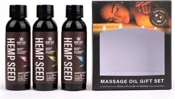 Earthly Body Hemp Seed Massage Gift Set