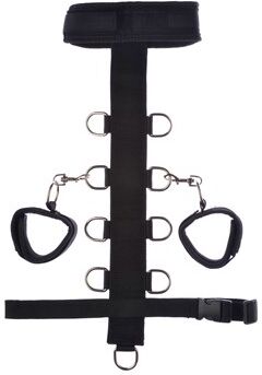 Electric Distro,Lux Fetish Lux Fetish Adjustable Neck & Wristraint Set