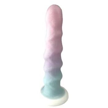 Hott Products Cotton Candy Sweet Tooth 6.7" Silicone Dildo