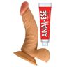 All American Whopper,Nasstoys All American Whopper 6.5 Inch Curved Dong With Anal-Ese Lube