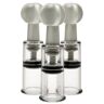 XR Brands,Size Matters Twisted Triplets Clit & Nipple Sucker Set