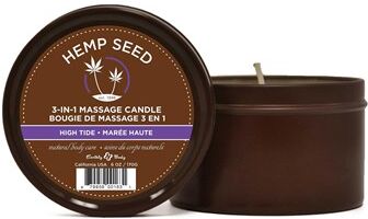 Earthly Body Hemp Seed 3-In-1 Massage Candle