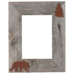 The Horse Fly Bear 2-Image Barnwood Picture Frame - 4" x 6" Portrait