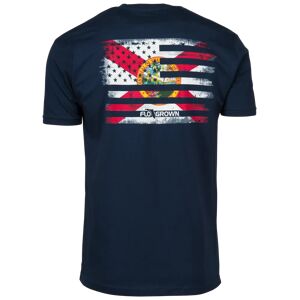 FloGrown Flag Mash-Up Short-Sleeve T-Shirt for Men - Navy - L