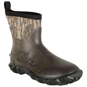 Drake Waterfowl Systems Mid-Top Mudder 2.0 Rubber Boots for Men - Mossy Oak Bottomland - 10M