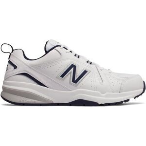 New Balance Mens 608v5 Cross Training Athletic Shoes -WHITE/NAVY BLUE