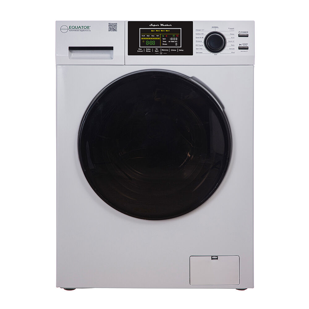 Photos - Washing Machine Equator Advanced Appliances Equator 1.6 cu. ft. Front-Load Washer, White 8
