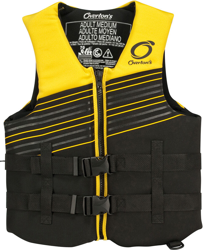 Overton's Men's BioLite Life Jacket With Flex-Fit V-Back - Yellow - 2XL