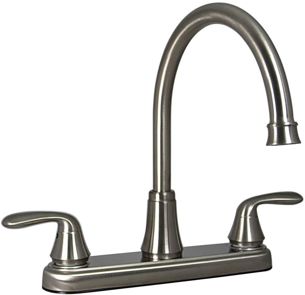 Valterra Kitchen 2-Handle Faucet, Brushed Nickel Finish