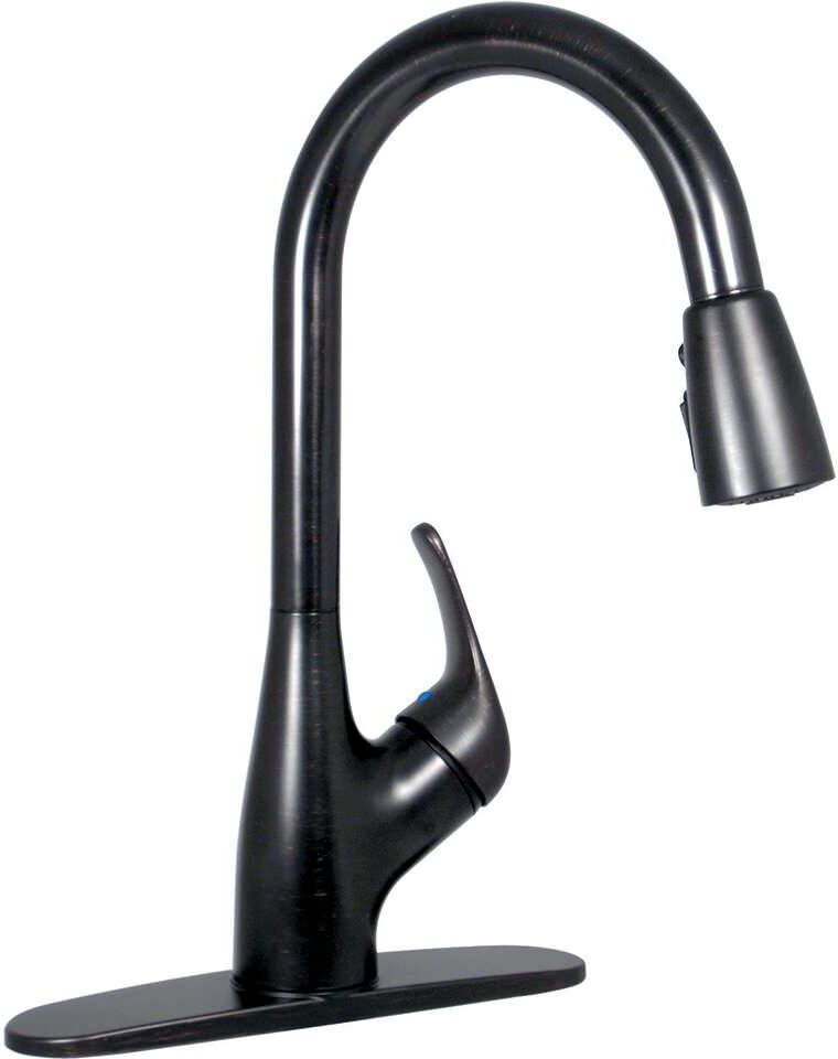 Valterra Kitchen Pull-Down Faucet, Oil Rubbed Bronze Finish