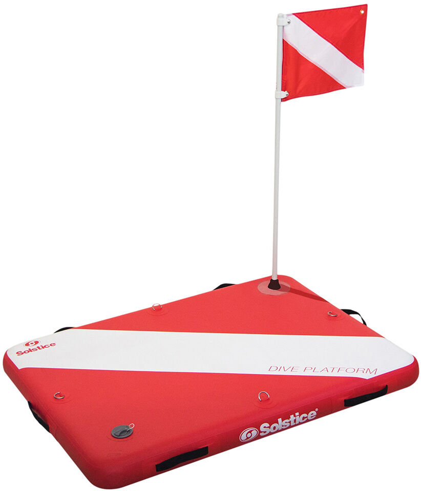 Solstice Inflatable Dive Platform in Red