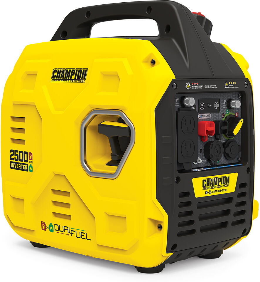 Photos - Generator CHAMPION Power Equipment 2500-Watt Dual Fuel Inverter with CO Shield 20118 