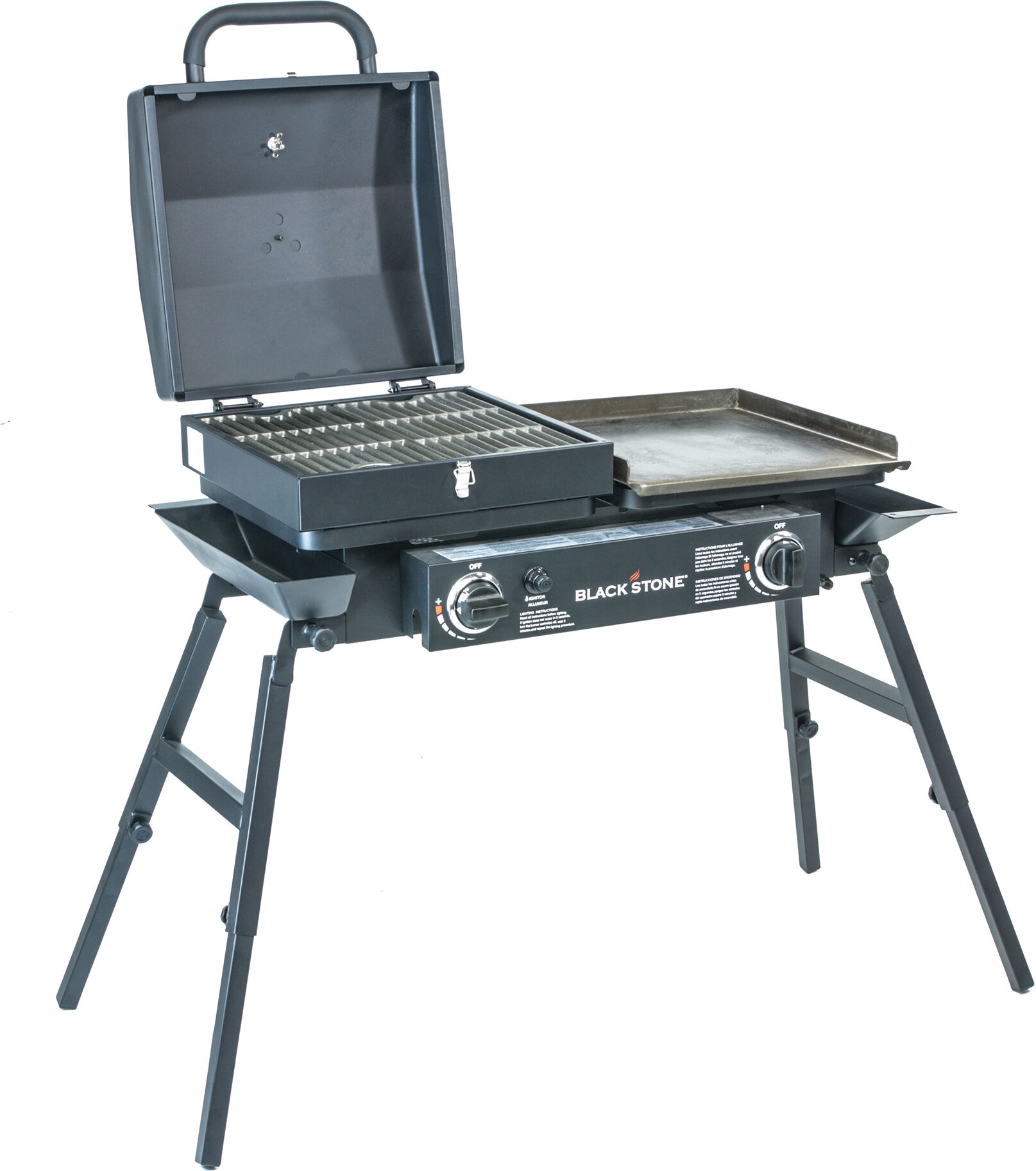 Blackstone Gas Tailgater Griddle Grill Combo