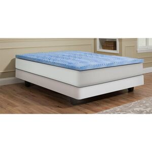 Independent Furniture Supply 5 Zone Convoluted Bunk GEL Memory Foam Topper, Bunk: 34" x 74"